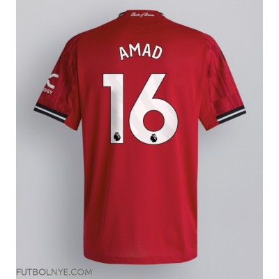 Camiseta Manchester United Amad Diallo #16 Primera Equipación 2025-26 manga corta Camiseta Manchester United Amad Diallo #16 Primera Equipación 2025-26 manga corta